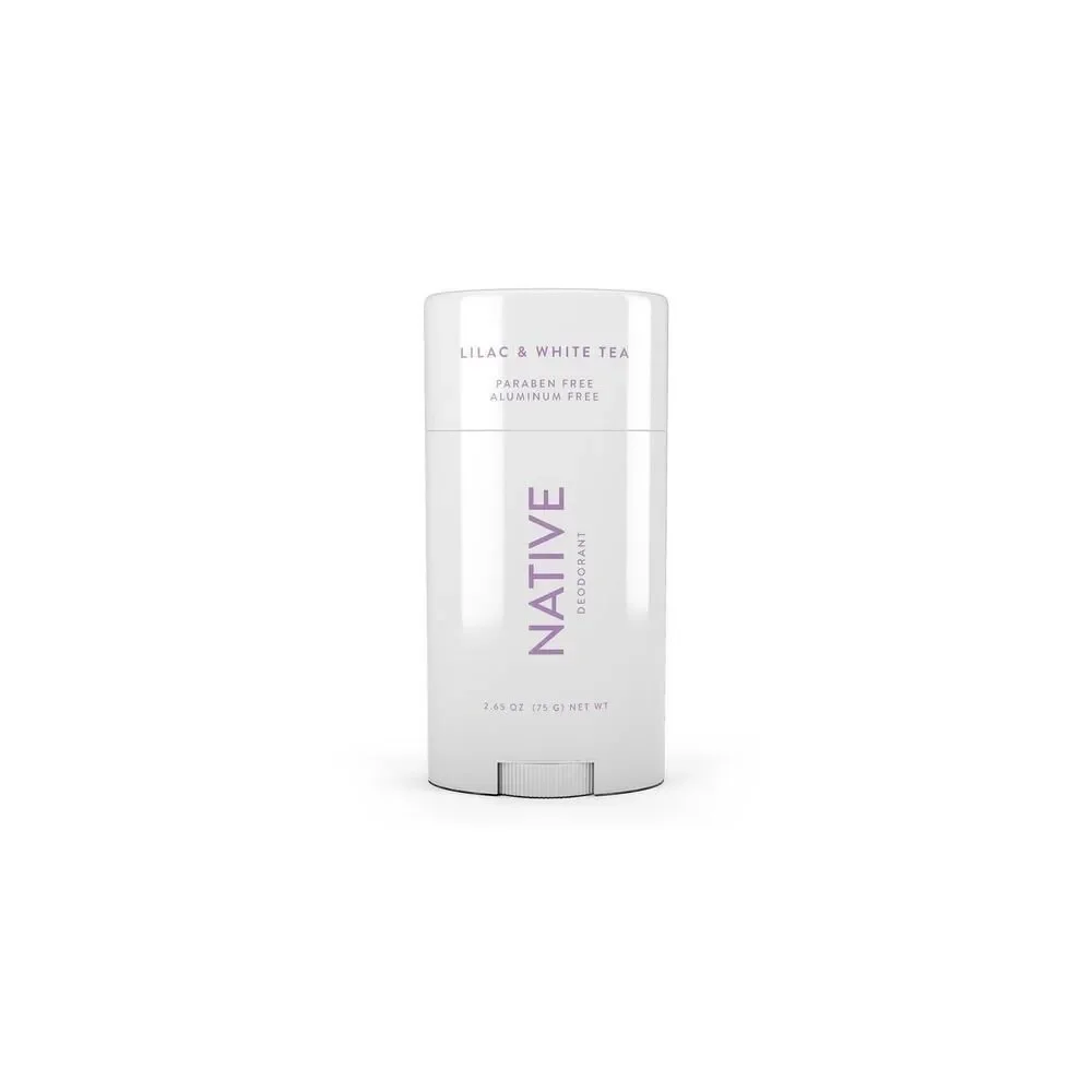 Native Deodorant Aluminum Free Lilac & White Tea for Women and Men 2.65 Oz
